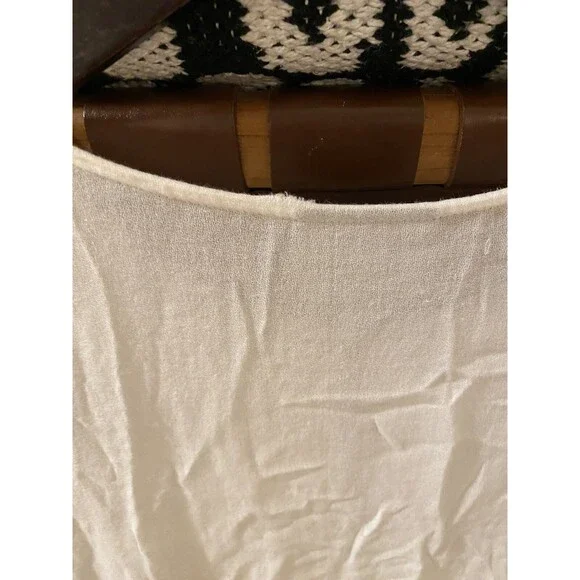 Vero Moda Boho Tie-front Peasant Top Hippie M - Picture 4 of 5